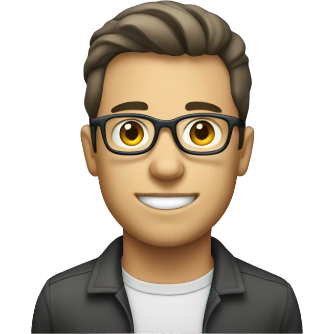 based on a acha distribution logo create a man on a off emoji