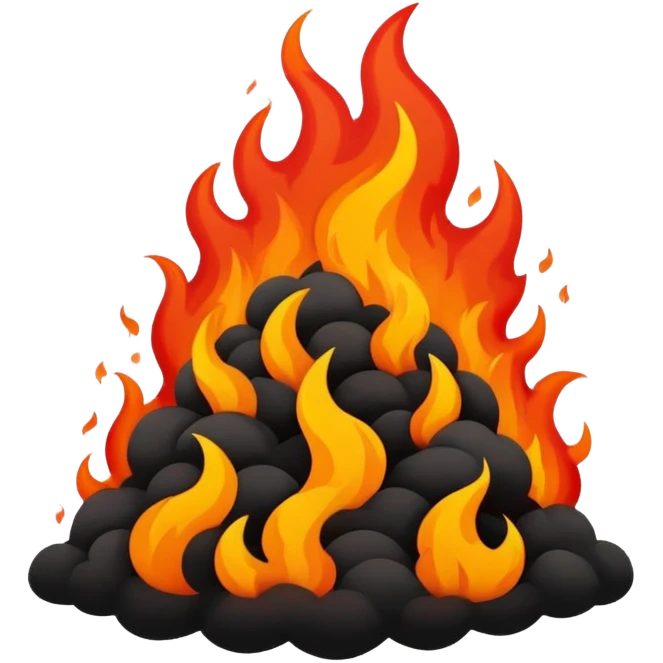 Dumpster fire emoji