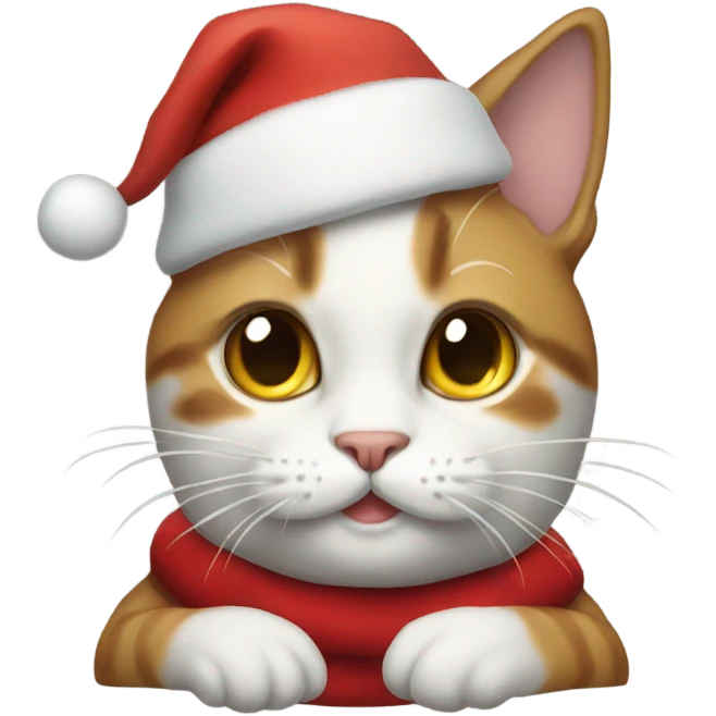 Cat Santa  emoji