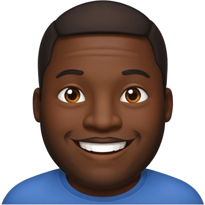 Big black man emoji