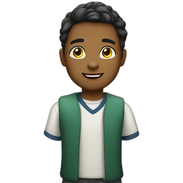 A boy at school emoji