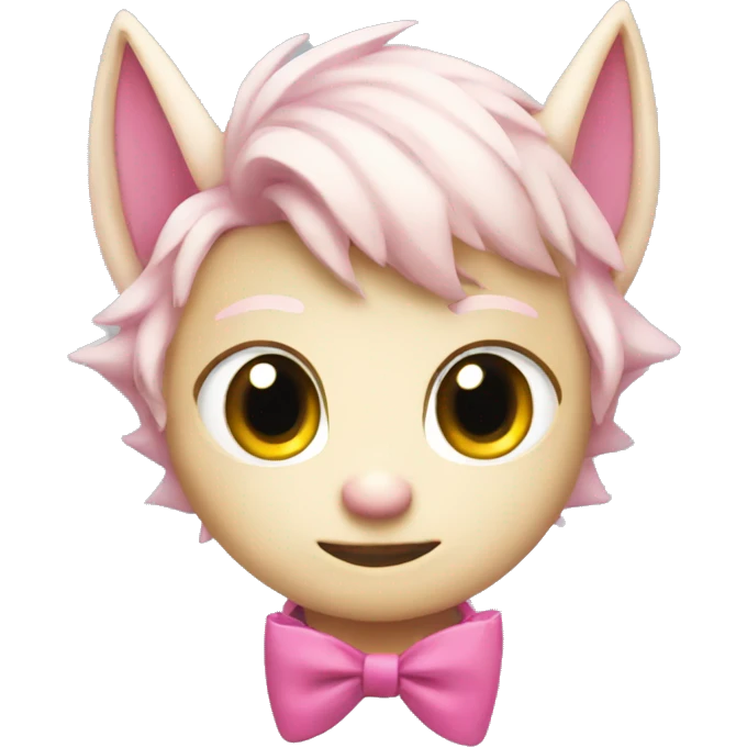 draco with pink bow  emoji
