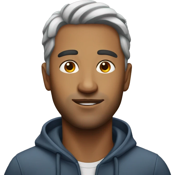 male portrait in daylight emoji