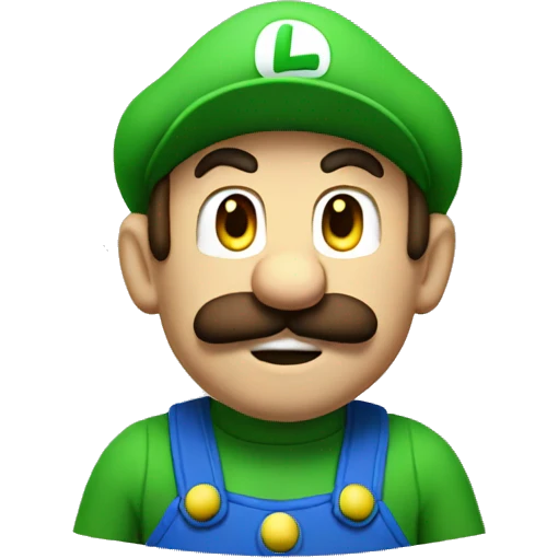 Luigi mad emoji