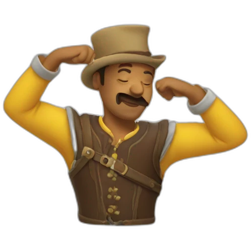 Faire un dab emoji