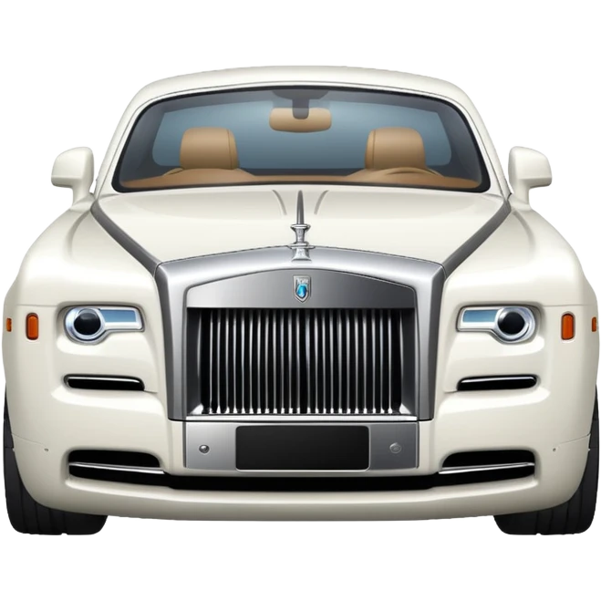 White Rolls Royce emoji