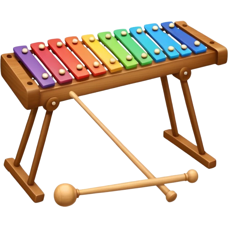 Xylophone instrument emoji
