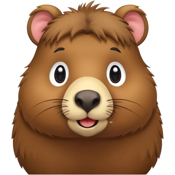 A capybara chibi style emoji