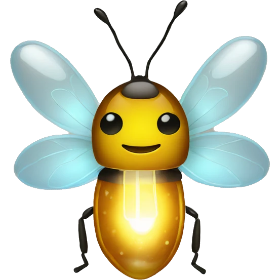 firefly with light bulb emoji