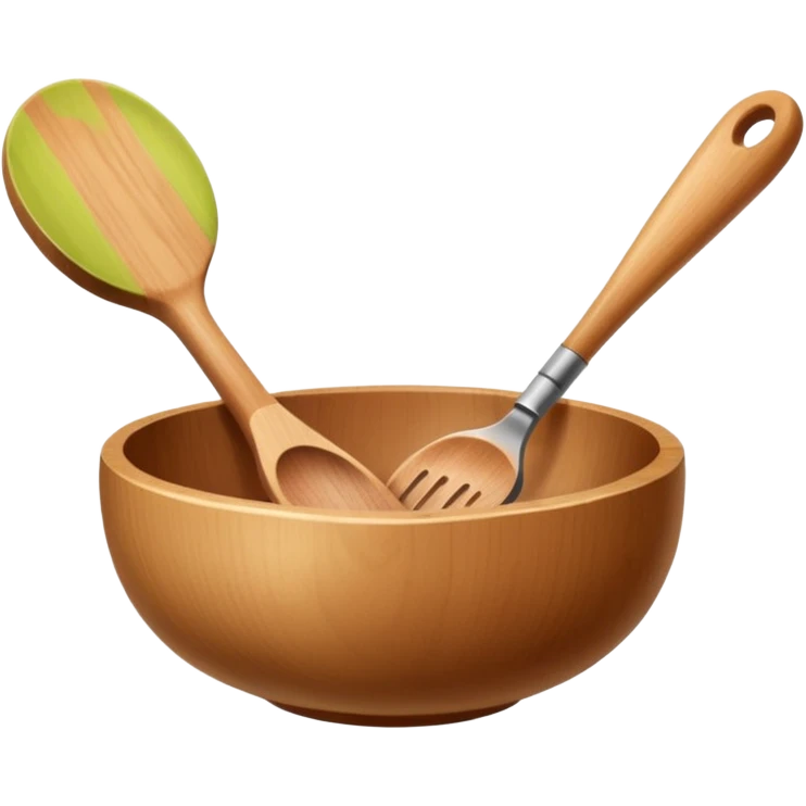 wooden kitchen utensils and items emoji
