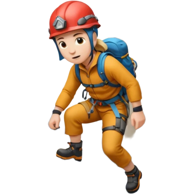 working at altitude mountaineering emoji
