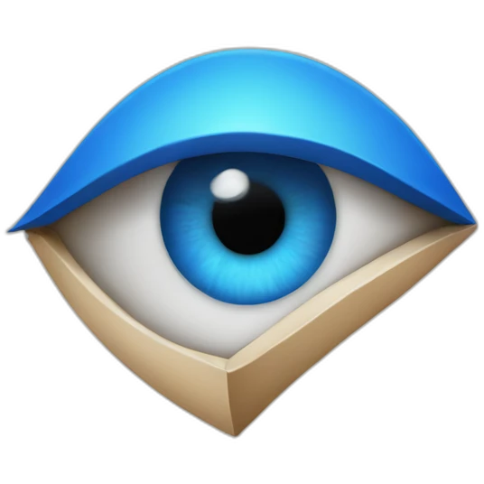 arrow clicking the blue eye emoji
