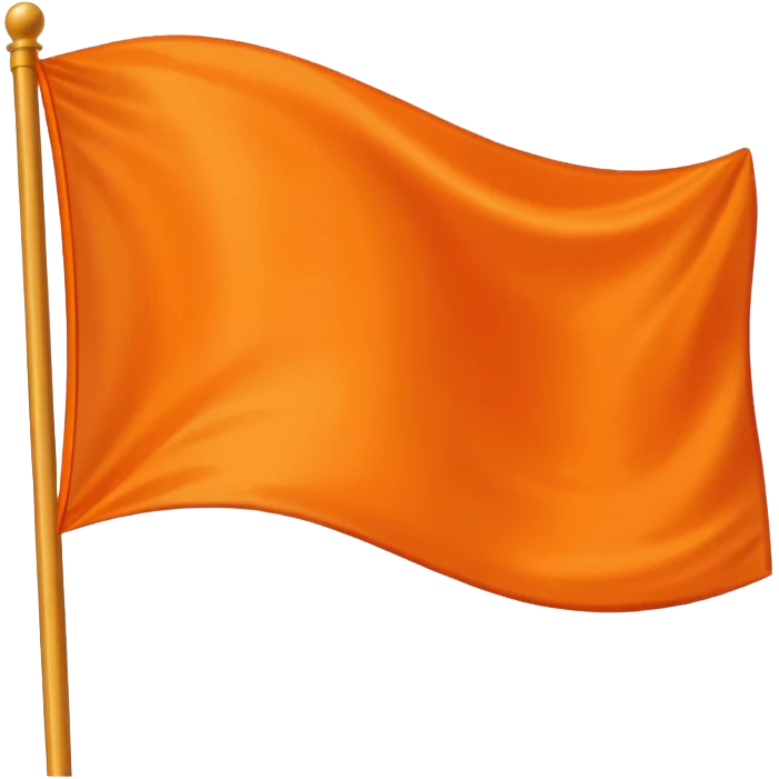 Orange flag emoji