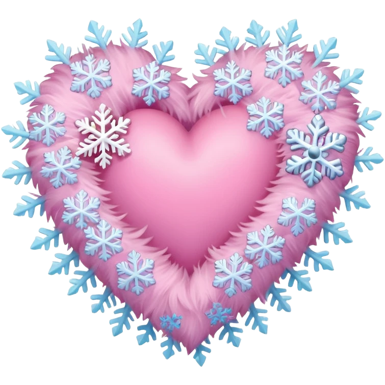 Pink winter vibe emoji emoji