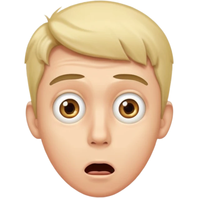 Un mec qui est très choqué  emoji