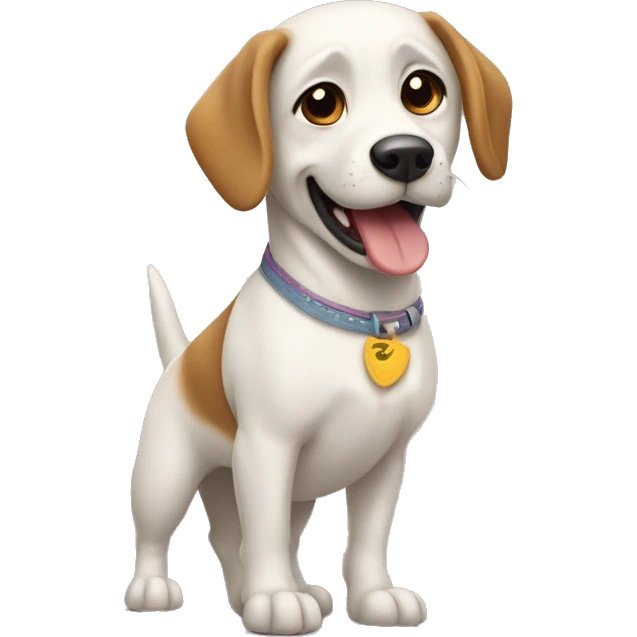 Perro en patín  emoji