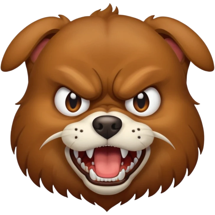 dog angry emoji