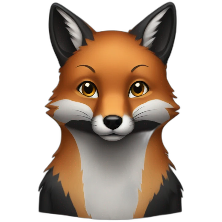 black fox emoji