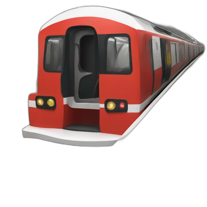 London tube train emoji