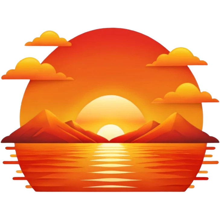 make the sun set emoji