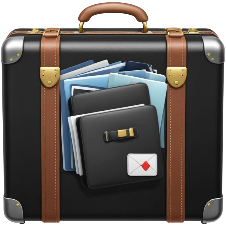 black luggage emoji