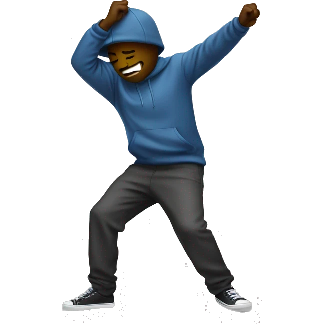 Someone dabbing emoji