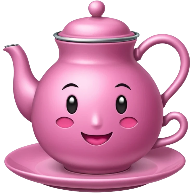 pembe çaydanlık emoji