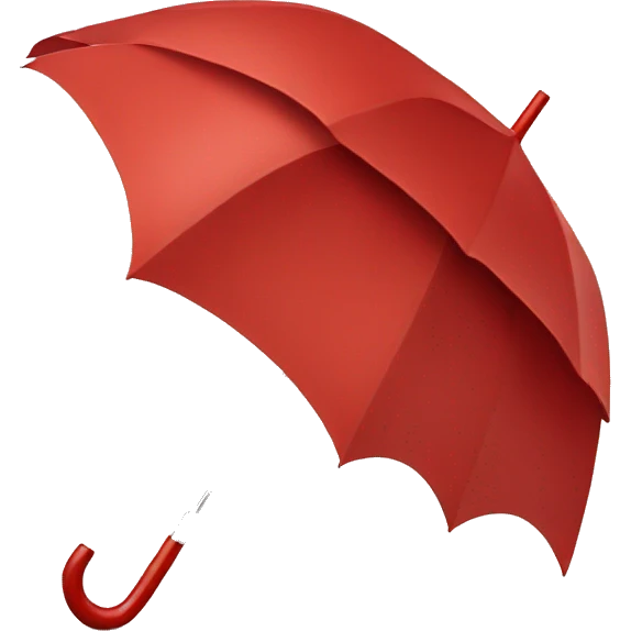 Red umbrella emoji