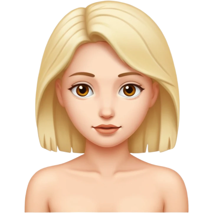 Naked woman emoji