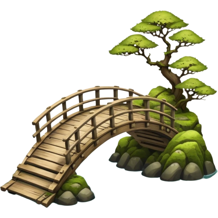 Japanese wooden bridge emoji