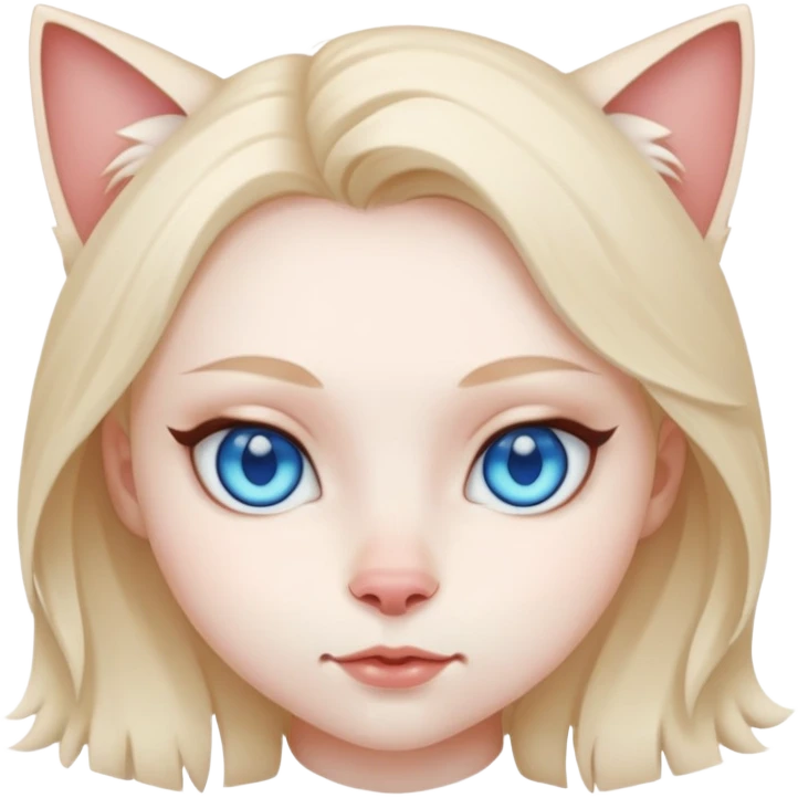 Cat girl emoji