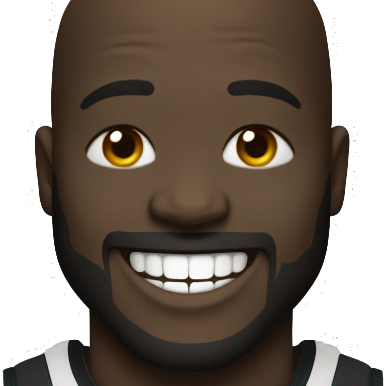 Shaq smiling emoji