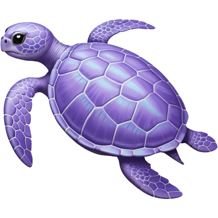 Lavendar Pastel sea turtle emoji