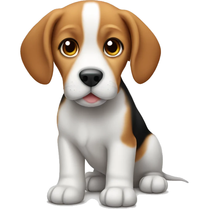 Beagle puppy emoji
