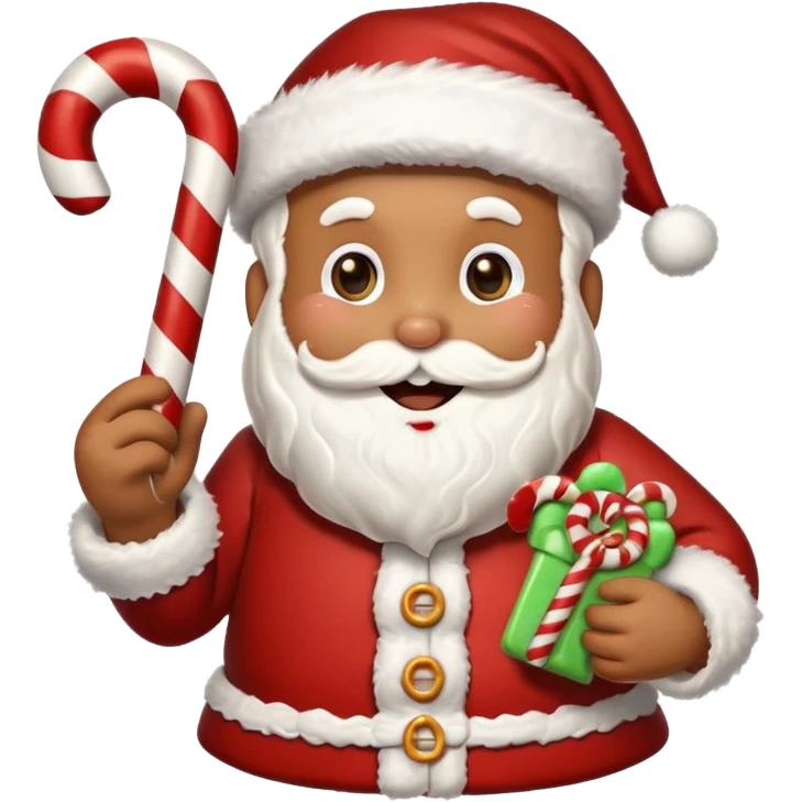 santa gingerbread emoji