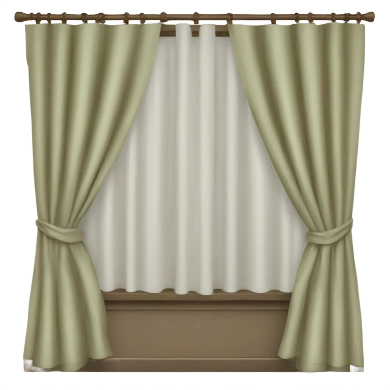 Modern curtain  emoji