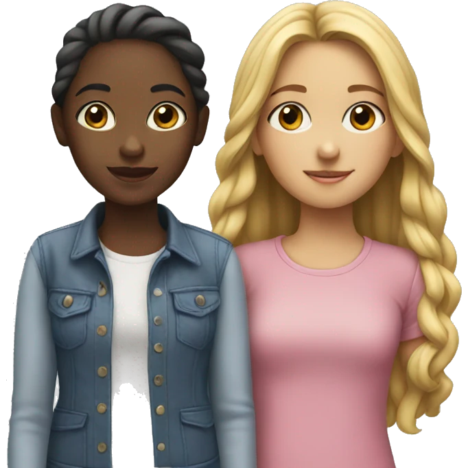 Girl paying another girl emoji