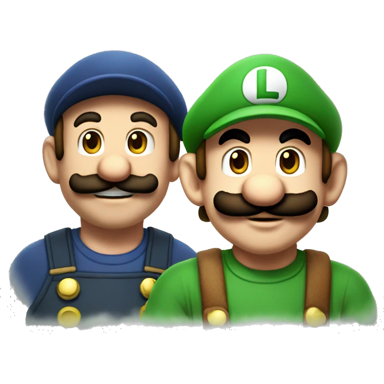 mario and luigi emoji