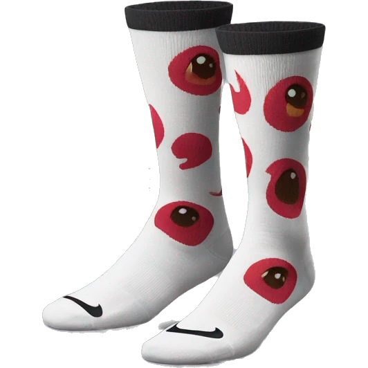 socks nike emoji