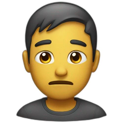 depressed developer emoji