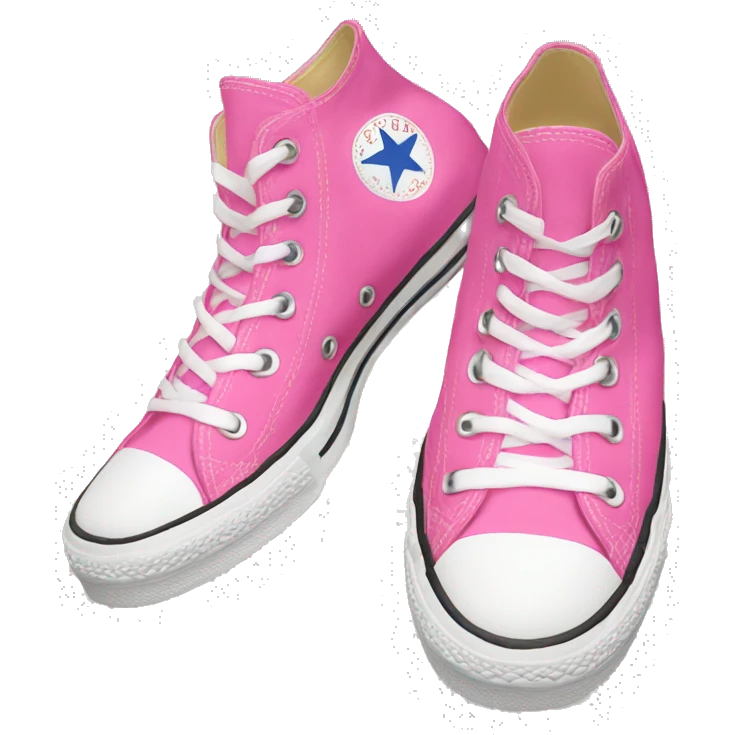 Converse pink emoji