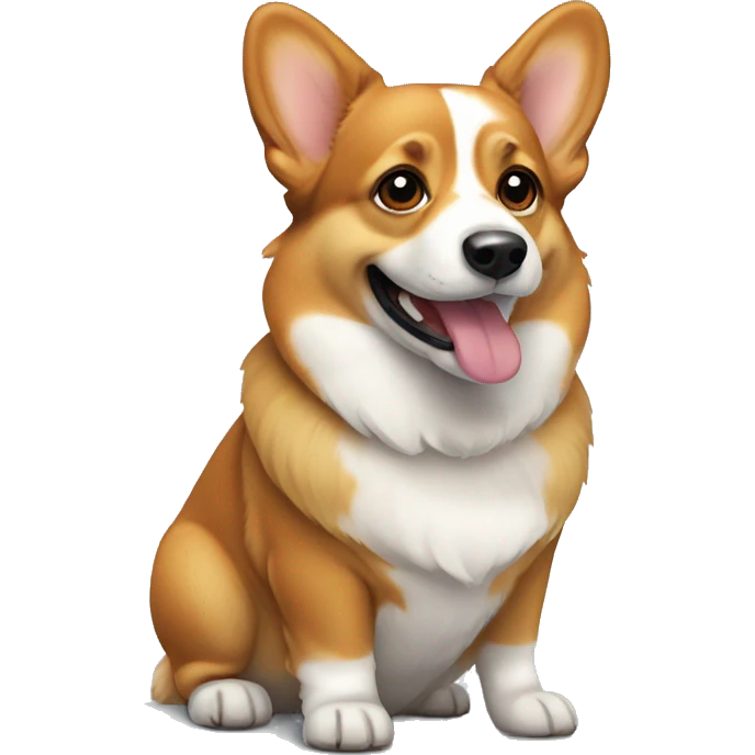 a corgi emoji
