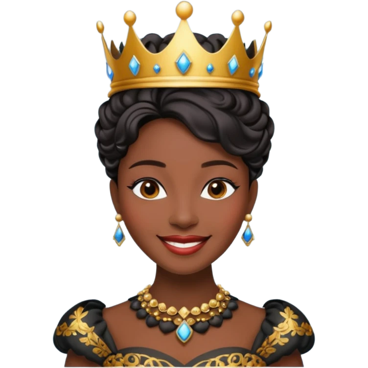black queen emoji