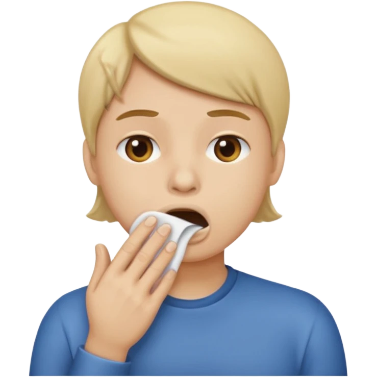 Wiping your mouth emoji
