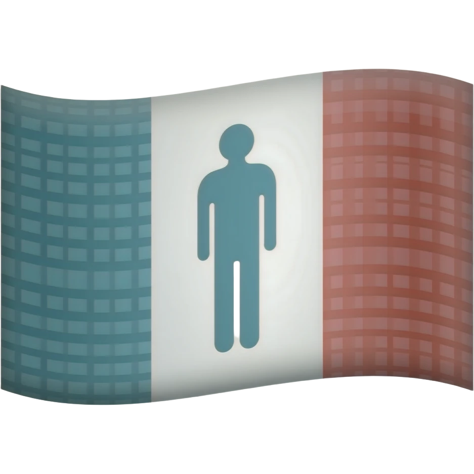 Flag of human emoji