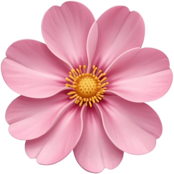 pink blossom flower simple petals emoji