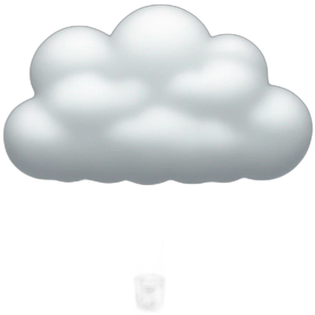 Cloud ballon emoji