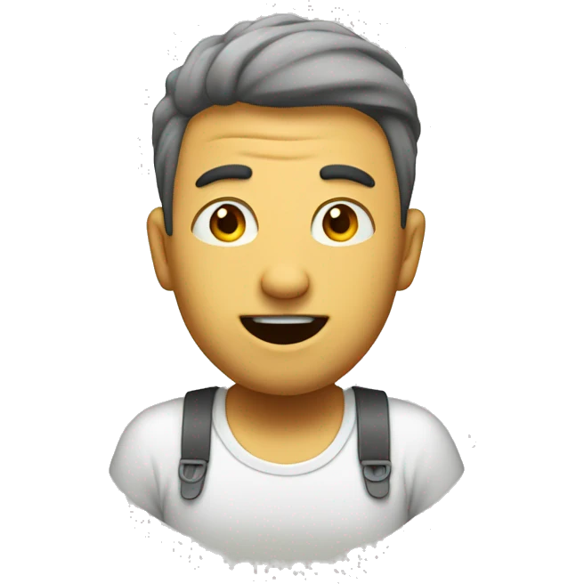 Manngoing to the toilet emoji
