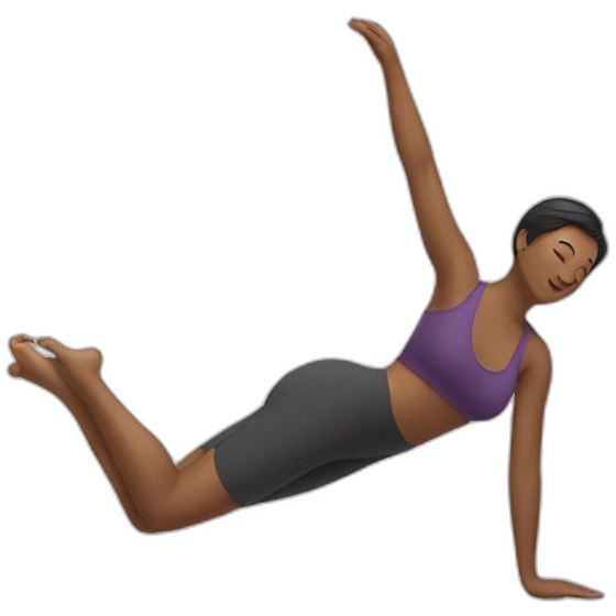 Stretching emoji