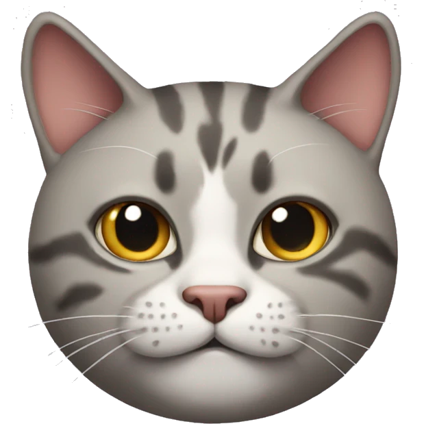 Ugly cat emoji
